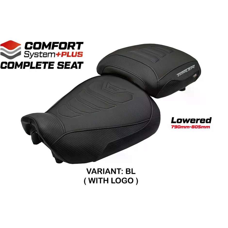 Complete seat TPZ Italia Specific YamFor aha Tracer 9 / 9 GT 2021-2024 Model Naha Complete Comfort System Plus - Lowered
