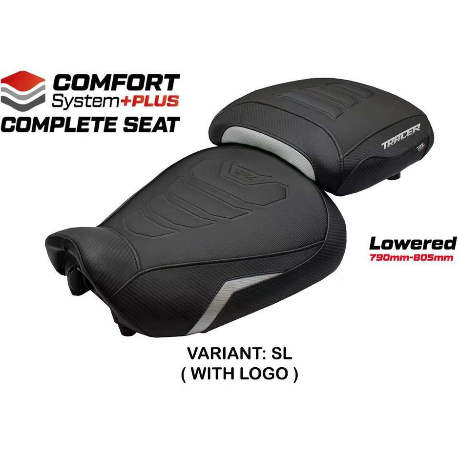 Complete seat TPZ Italia Specific YamFor aha Tracer 9 / 9 GT 2021-2024 Model Naha Complete Comfort System Plus - Lowered