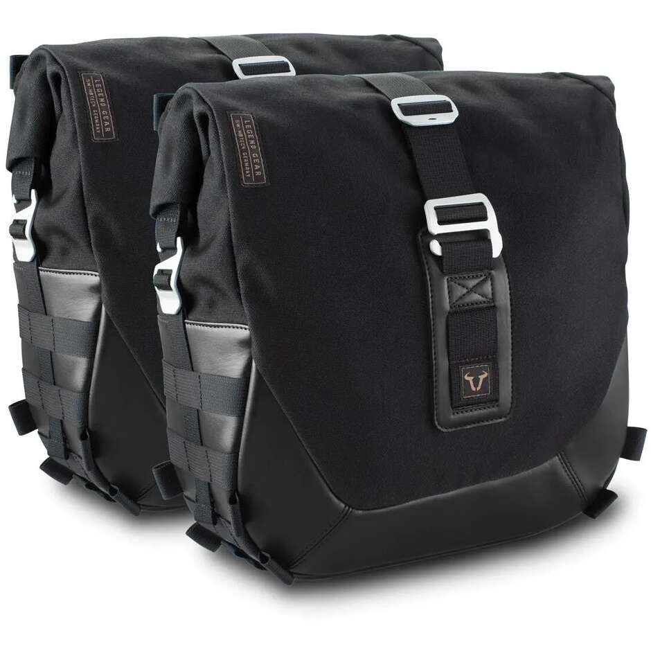 Complete Set Sw-Motech BC.HTA.07.909.20100 with Legend Gear LC2 Bags Black Edition + SLC Racks for BMW R18 ABS (21-24)