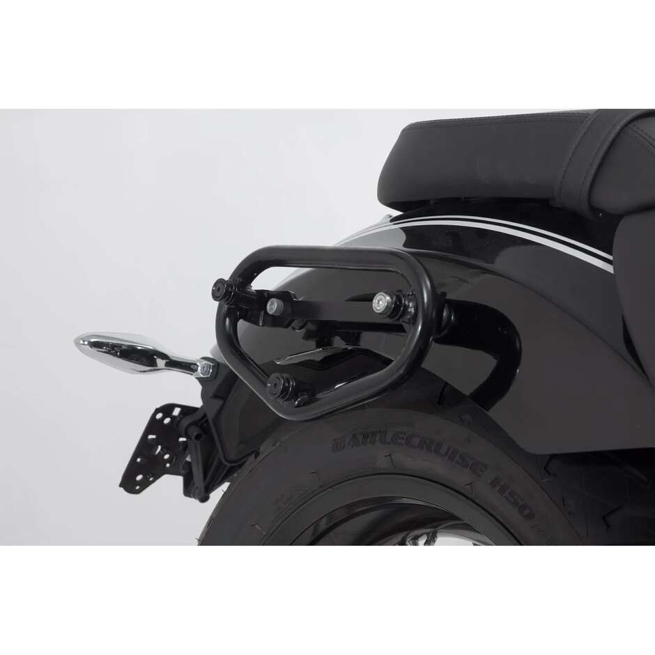 Complete Set Sw-Motech BC.HTA.07.909.20100 with Legend Gear LC2 Bags Black Edition + SLC Racks for BMW R18 ABS (21-24)