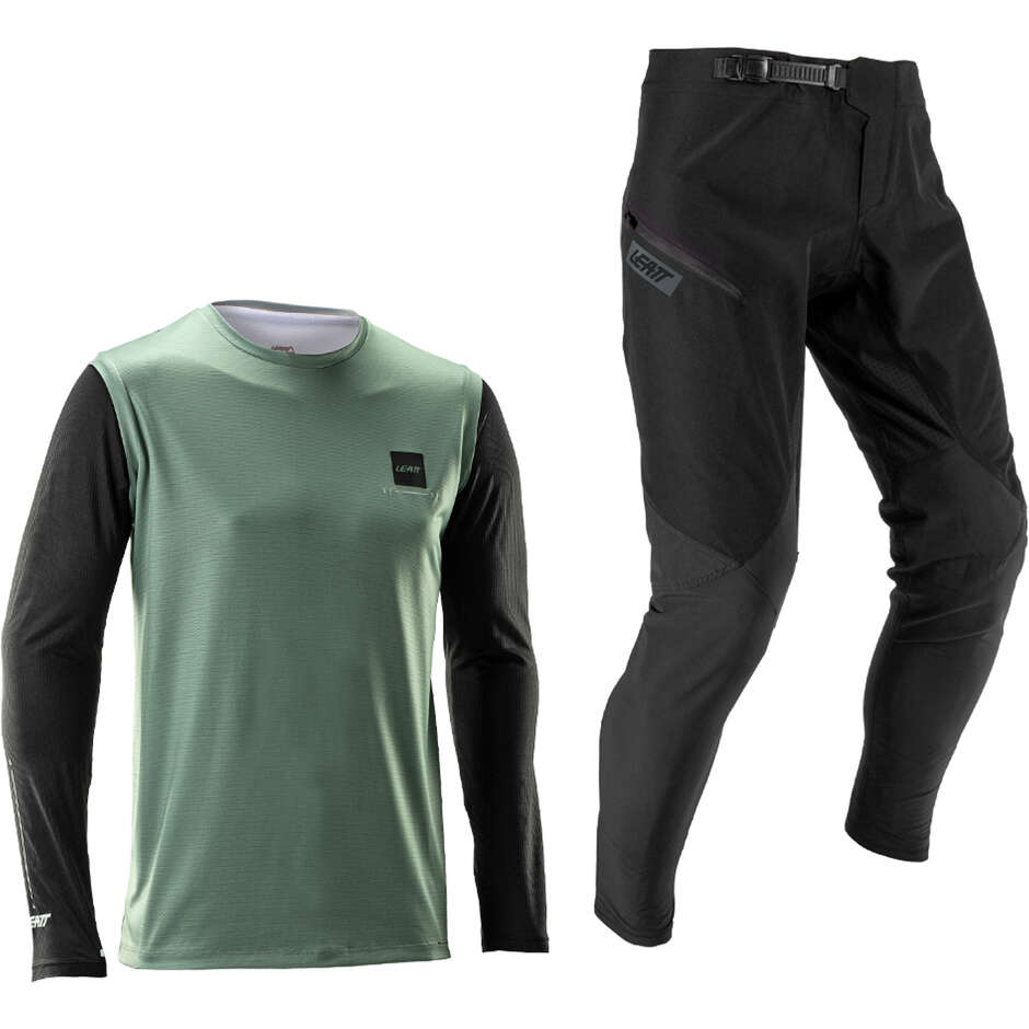 Completo Leatt Maglia e Pantaloni Mtb Gravity 1.0 Leatt Verde