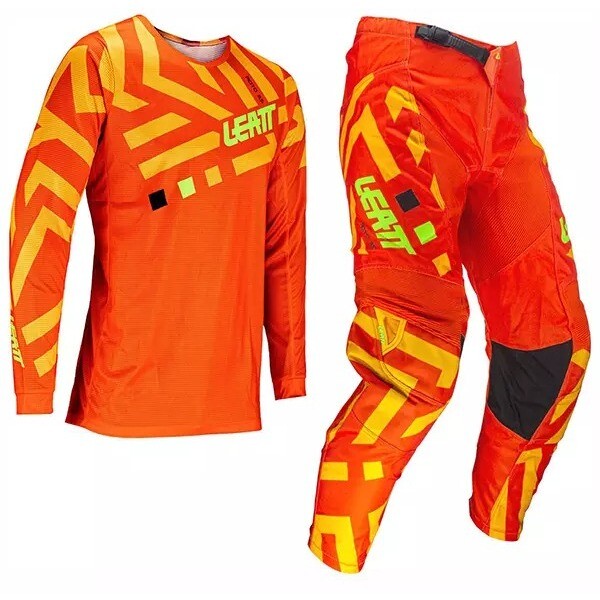 Completo Moto Cross RIDE KIT 3.5 Arancio taglia XS