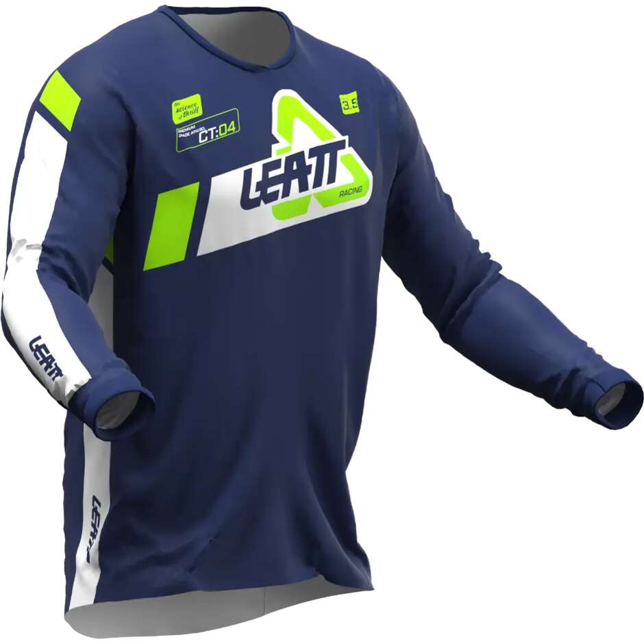 Completo Moto Cross Ragazzo Leatt RIDE KIT 3.5 MINI Blu