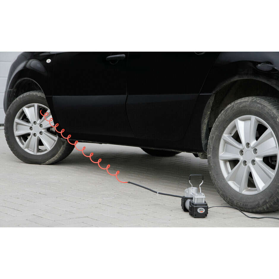 Compresseur de gonflage de pneu à double cylindre Lampa TWIN AIR 12V