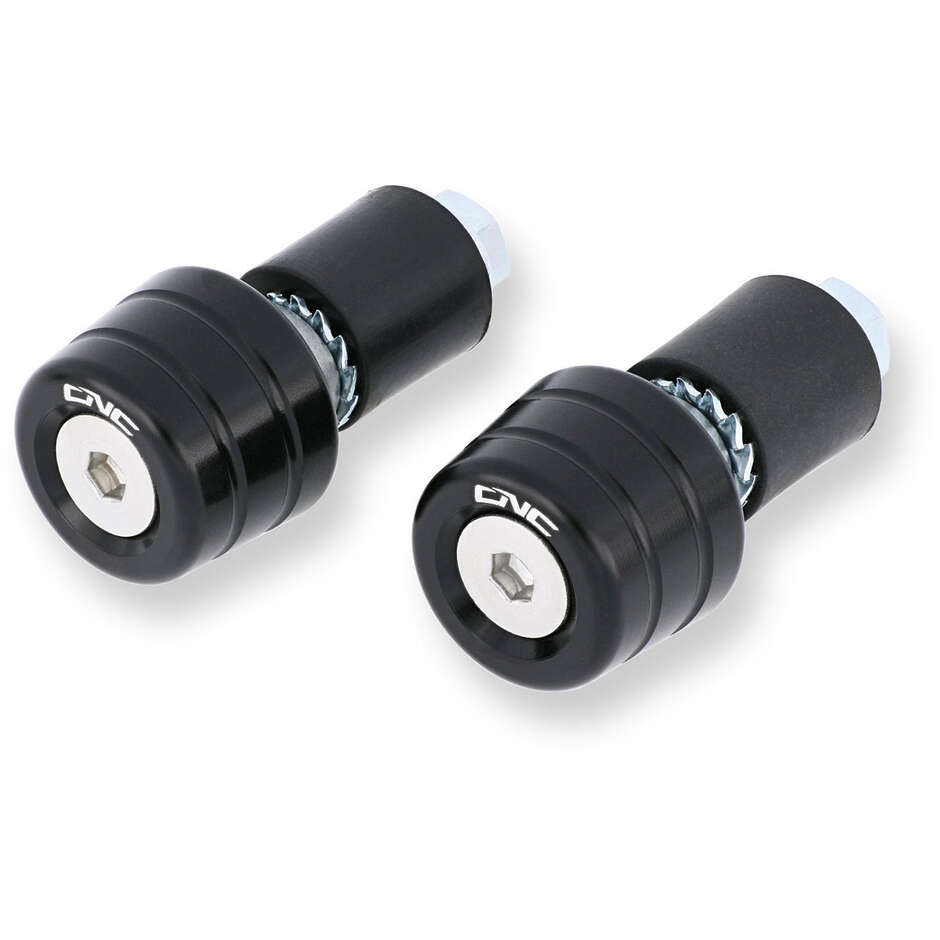 Contrappesi manubrio MINI CM234 CNC Racing Nero