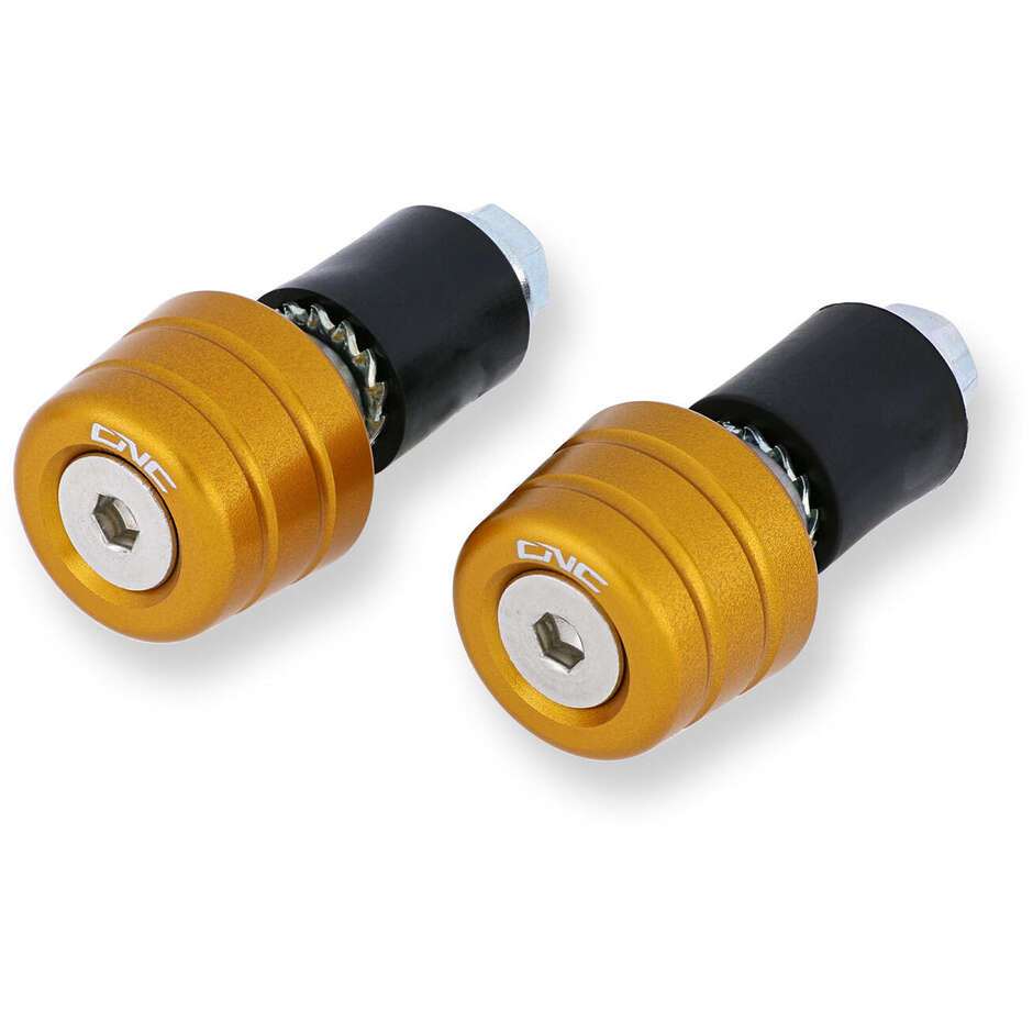 Contrappesi manubrio MINI CM234 CNC Racing Oro