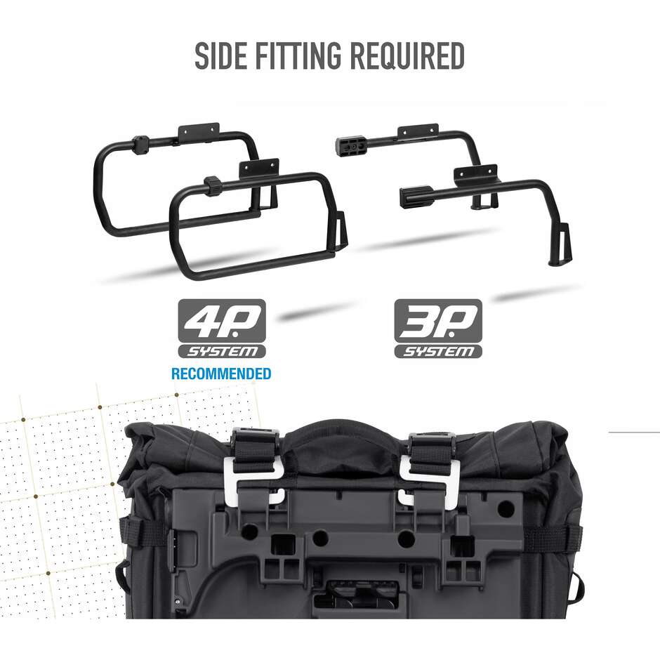 Coppia Borse Laterali Adventure Shad TR40 Terra - 4P & 3P System 