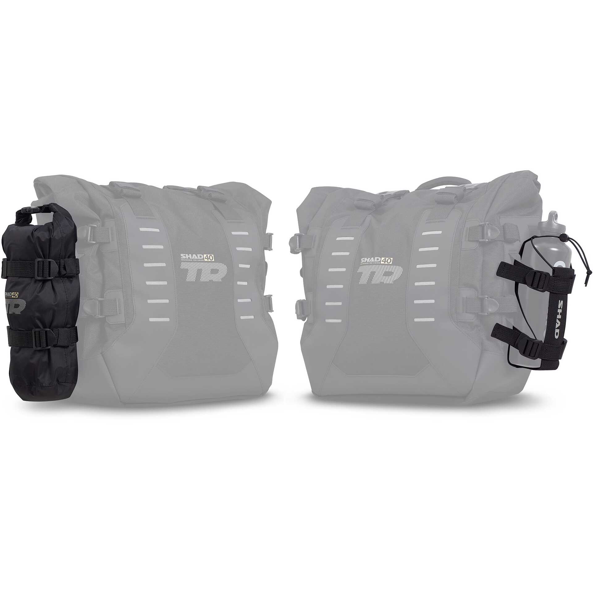 Borse Laterali Universali Per Bici Lampa T-Maxter Side - 40x26x24 Cm, Impermeabili, Per Viaggi E Trasporto