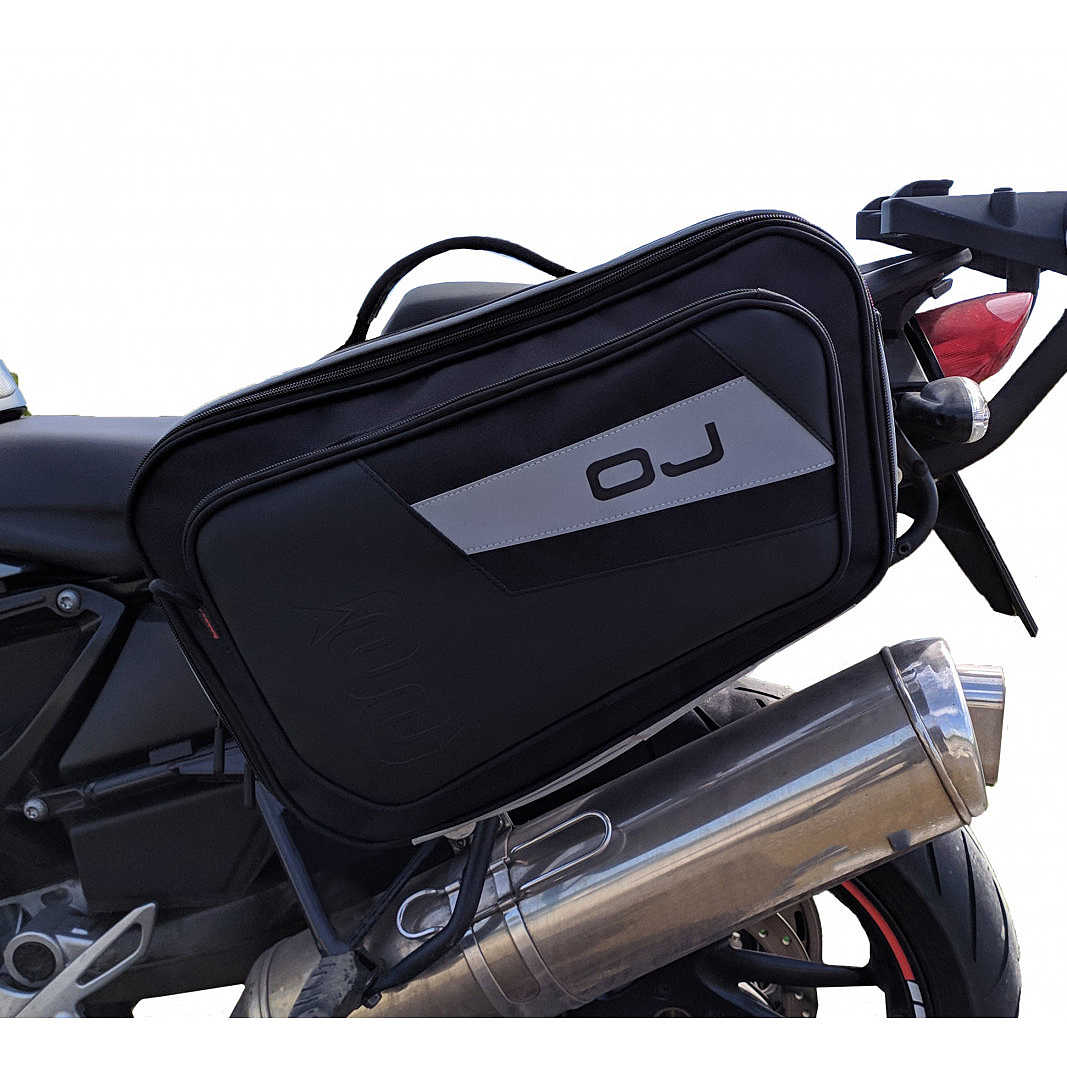 Coppia Borse Laterali Moto Oj Atmosfere TWIN BAGS Nero Vendita Online 