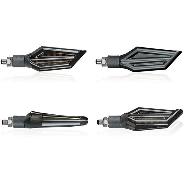 COMPATIBILE CON KAWASAKI KLX 650 R 1 COPPIA DI FRECCE A LED 12V PER MOTO+2 RESISTENZE 6 OHM 25W PER INTERMITTENZA FRECCIA KIT LAMPA OMOLOGATO