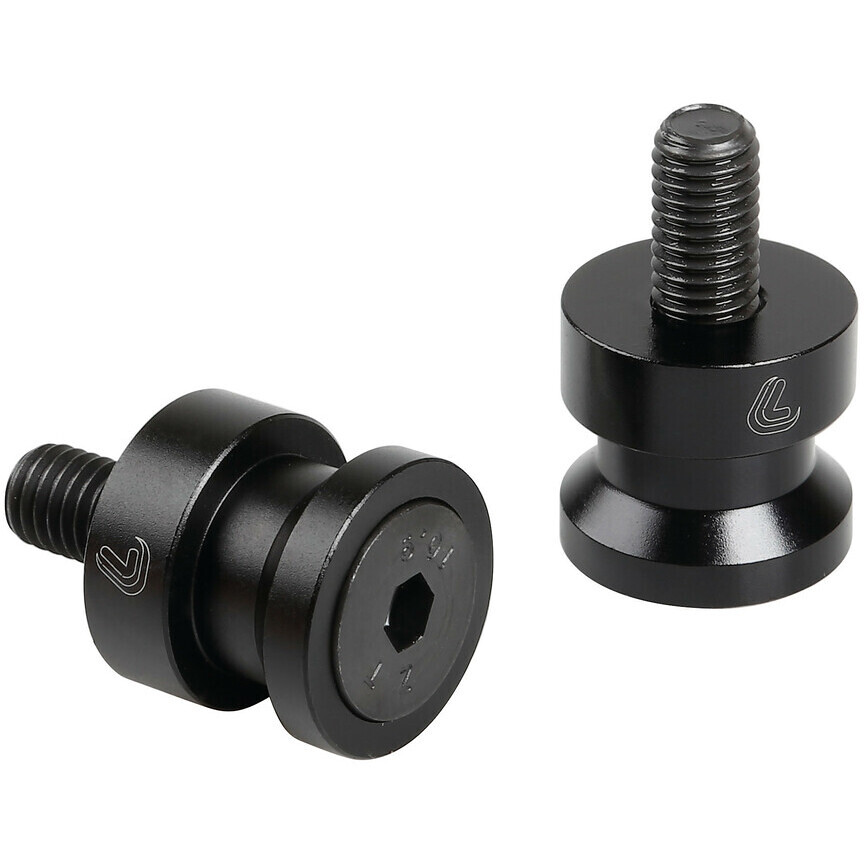 Coppia Supporti Cavalletto Lampa - M6x1 mm - Nero
