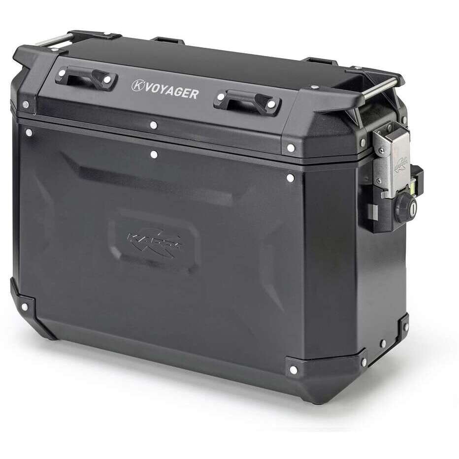 Coppia Valigie Laterali Kappa KVG37B K'VOYAGER Alluminio Verniciato - MONOKEY CAM SIDE