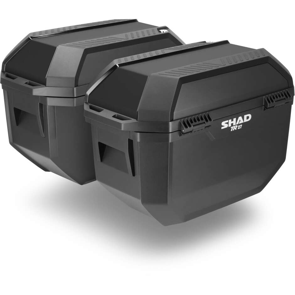 Coppia Valigie Laterali Moto Shad TR27 No Cover - 4P / 3P System