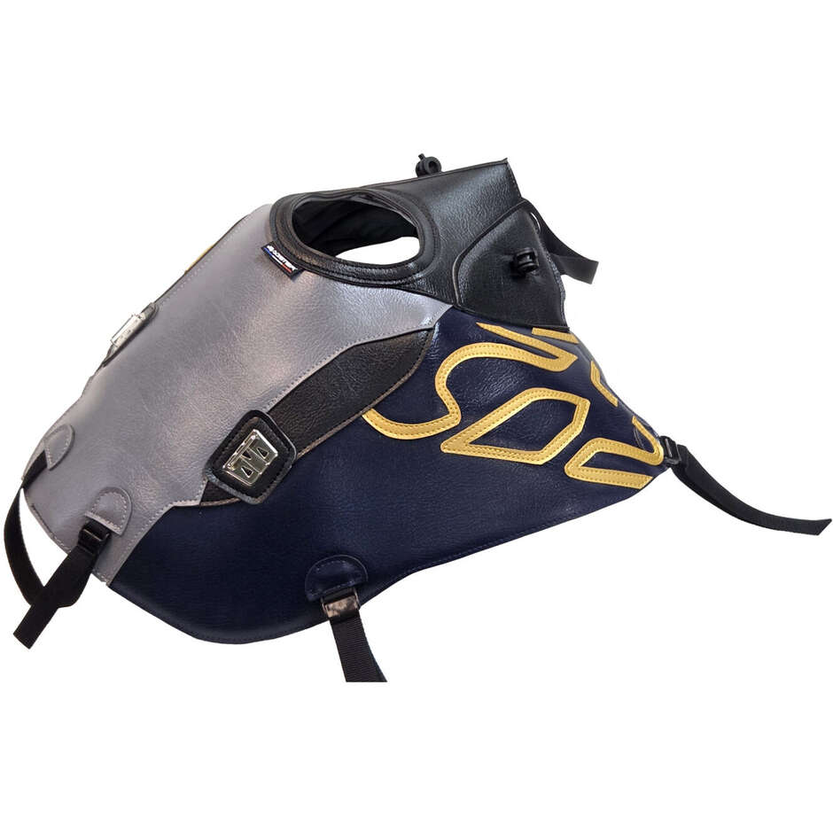 Copriserbatoio Moto Bagster per BMW R 1300 GS da 2024 a 2026 Nero/Blu Navy/Acciaio/Oro
