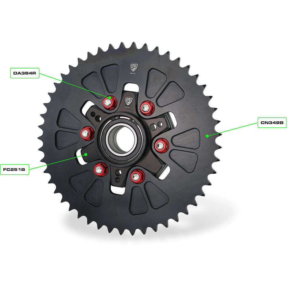 Corona Z49 P525 Ducati CNC Racing CN349 Nero