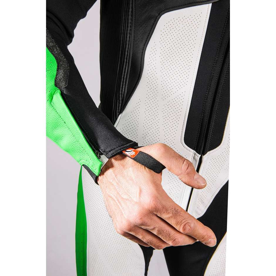 Costume Complet Professionnel Ixon VENDETTA EVO Noir Blanc Vert
