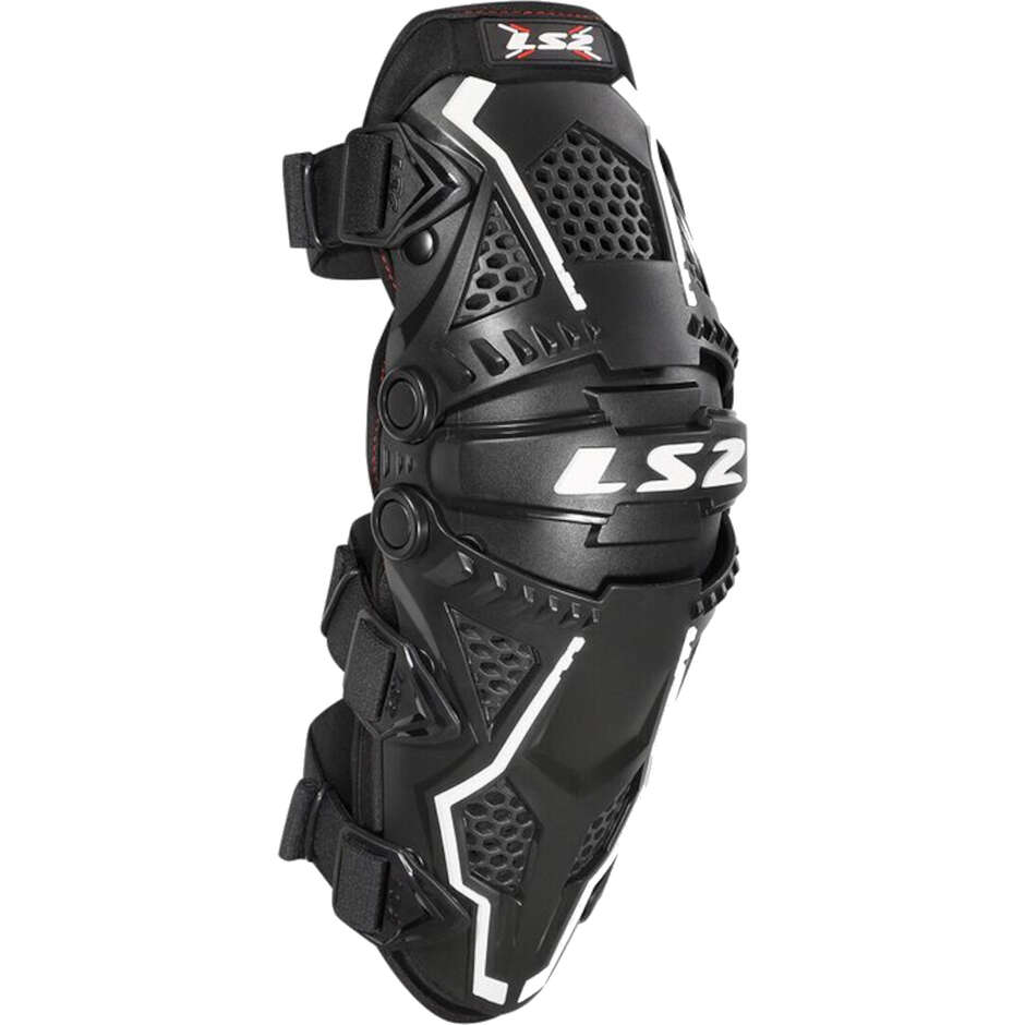 Coudières moto LS2 FORTRESS ELBOW Cross Enduro noires