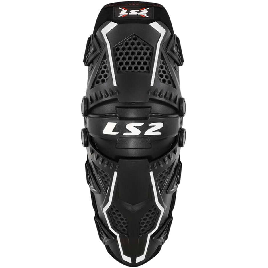 Coudières moto LS2 FORTRESS ELBOW Cross Enduro noires