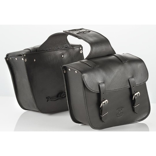 Couple Bags Moto Side Custom Leather KAPPA CU500 Black