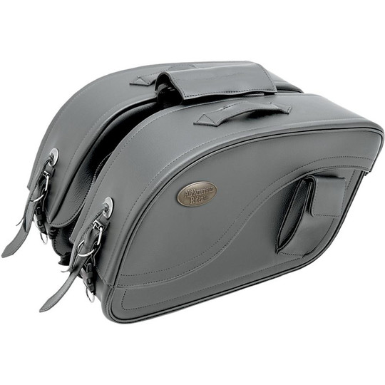 Couple Side Motorcycle Bags Inclined All American Rider Removable Futura XXXL