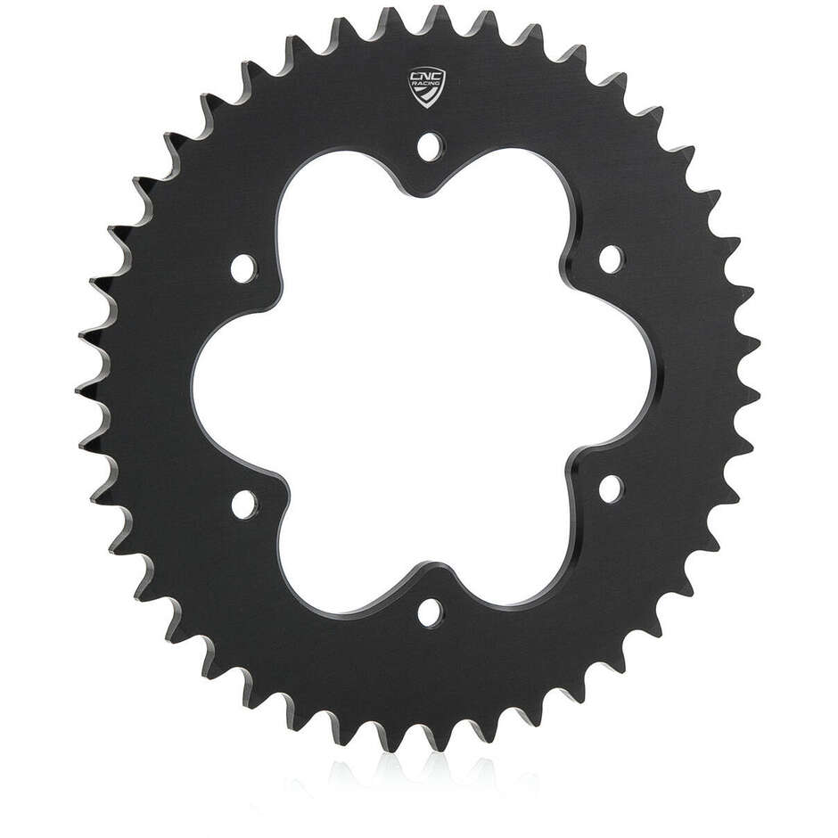 Couronne modulaire Z45 P520 6 trous Ducati CNC Racing CN556 Noir