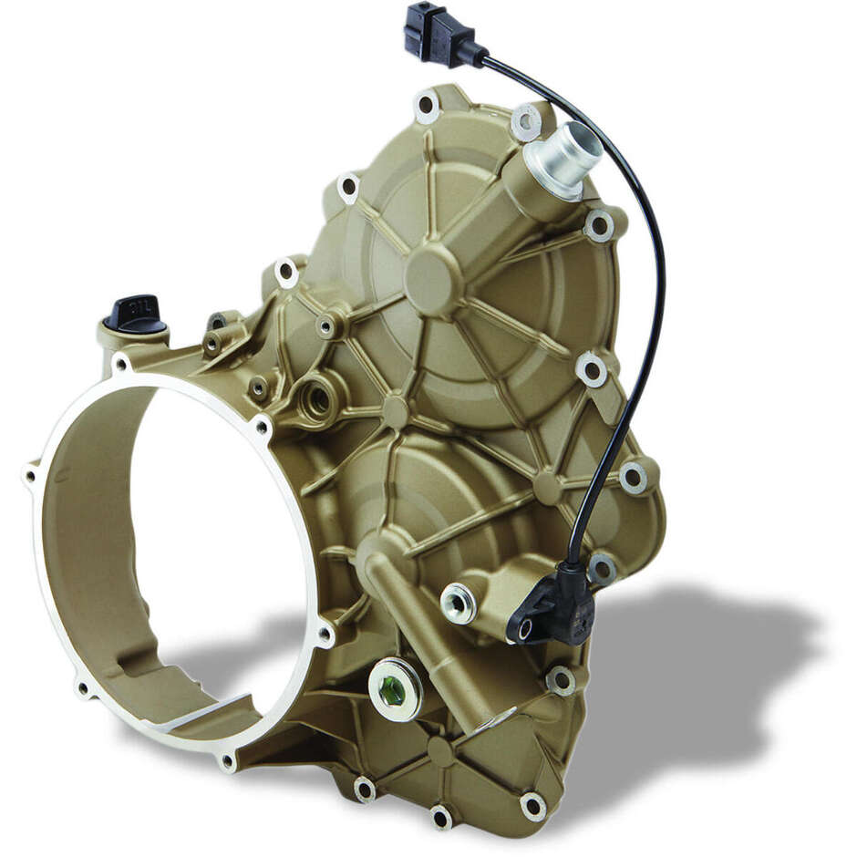 Couvercle d'embrayage transparent CAB01 - Kit de conversion Ducati Streetfighter V4 CNC Racing Natural