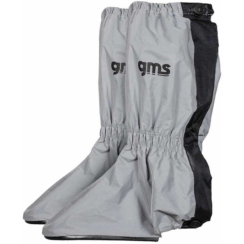 Couvre-bottes de pluie de moto grise réfléchissante Gms LUX Vente