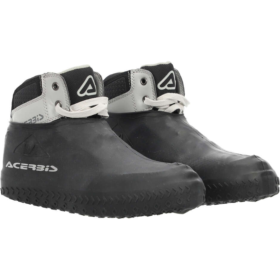 Couvre-chaussures de moto imperméable noir ACERBIS
