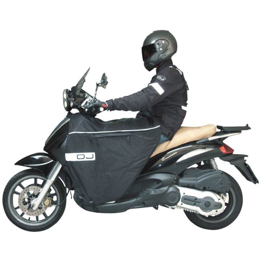Couvre-jambes de scooter OJ PRO LEG A Compatible avec Aprilia-Hoda-GIlera-Kymco-MBK-Peugeot-Suzuki-SYM-Yamaha (vérifier les modèles)