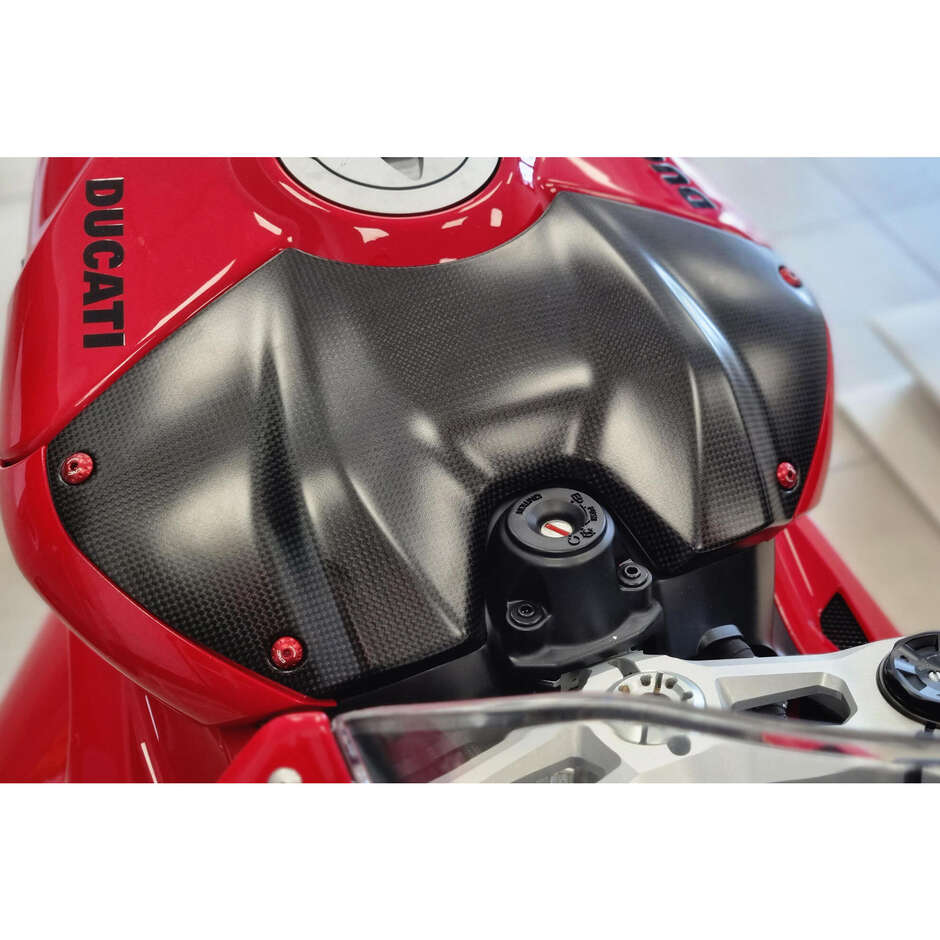 Cover serbatoio carburante in carbonio Ducati Panigale V4 CNC Racing ZA871 Opaco