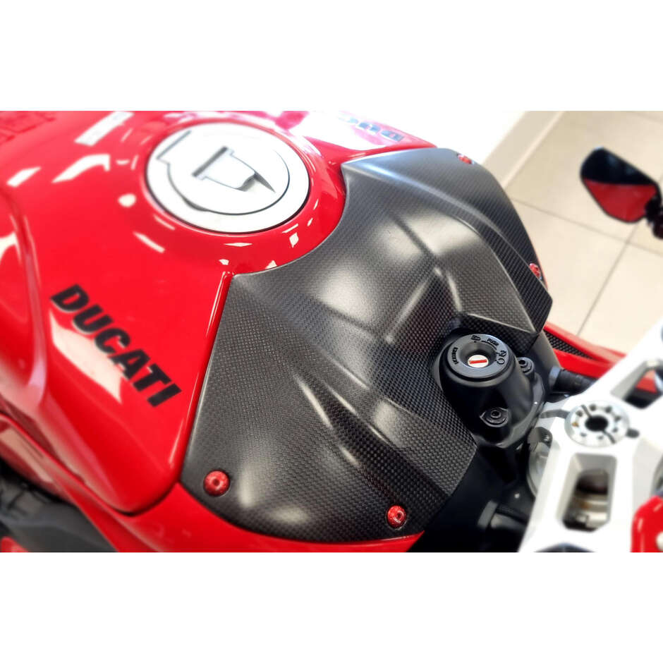 Cover serbatoio carburante in carbonio Ducati Panigale V4 CNC Racing ZA871 Opaco