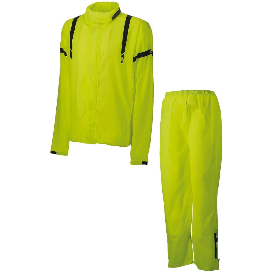 Coverall Raincoat 2 Stück OJ komplette Compact Fluorescent Yellow