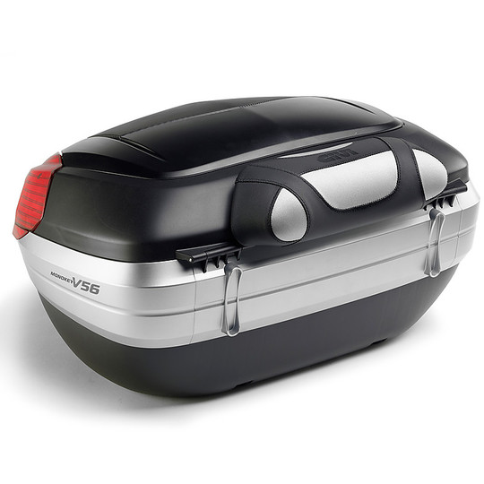 Covered in leatherette backplate Givi top box V56: E55