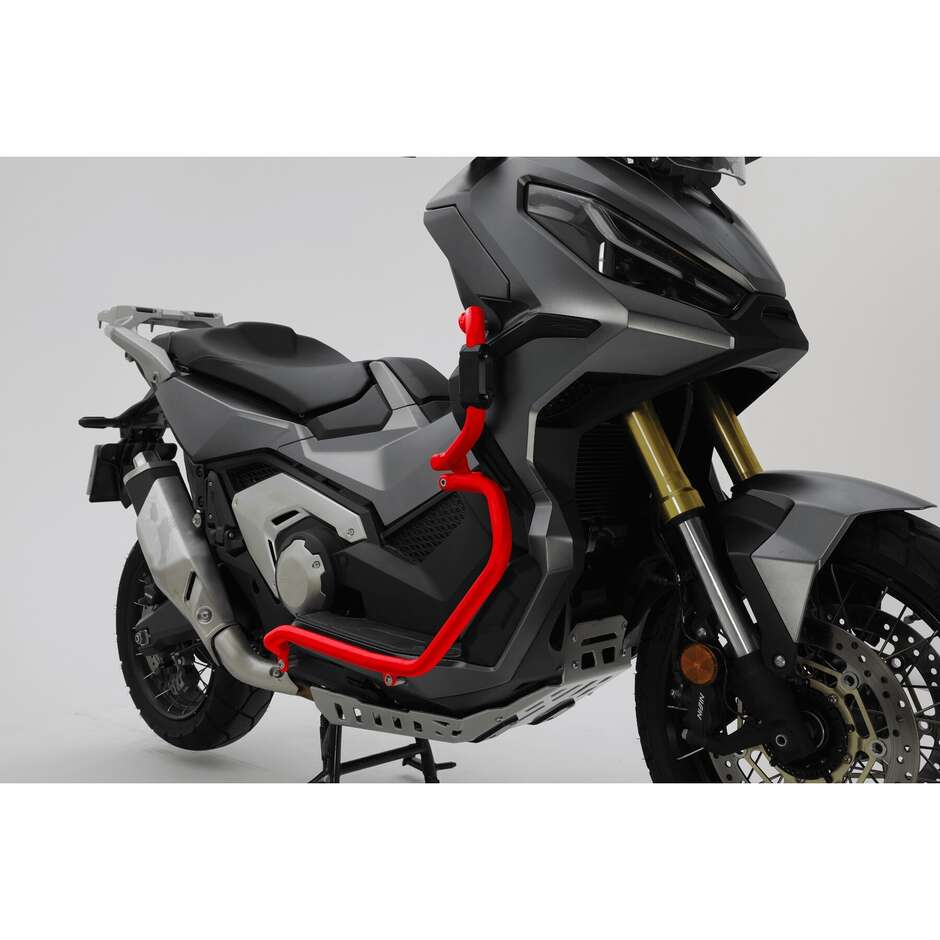 Crash Bar Alluminio per HONDA X ADV 750 Rosso taglia unica