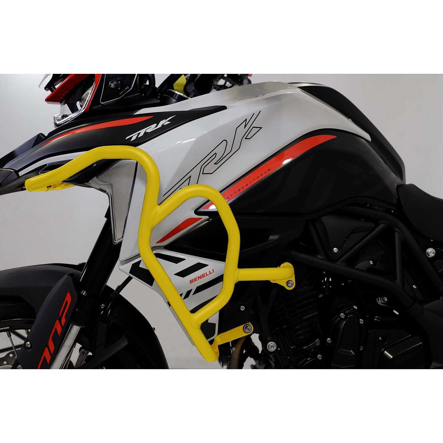 Crash Bar Isotta Aluminum for BENELLI TRK 702 X Yellow For Sale