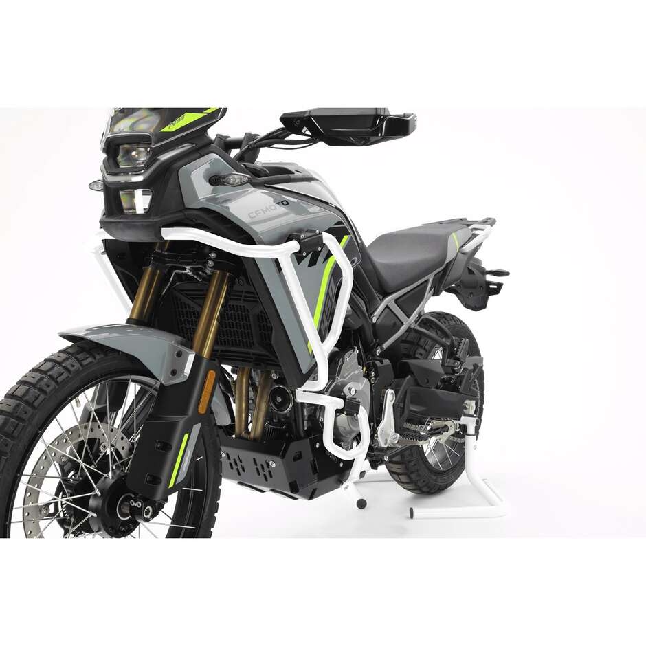Crash Bar Isotta Superiori Aluminum CF MOTO MT 450 2024 White