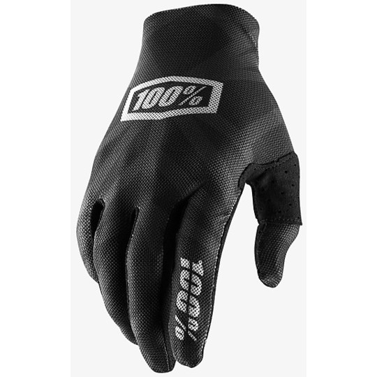Cross Enduro 100% CELIUM 2 Motorcycle Gloves Black Silver
