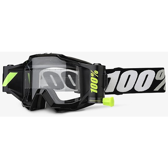 Cross Enduro 100% Motorcycle Goggles Mask ACCURI FORECAST Tornado black