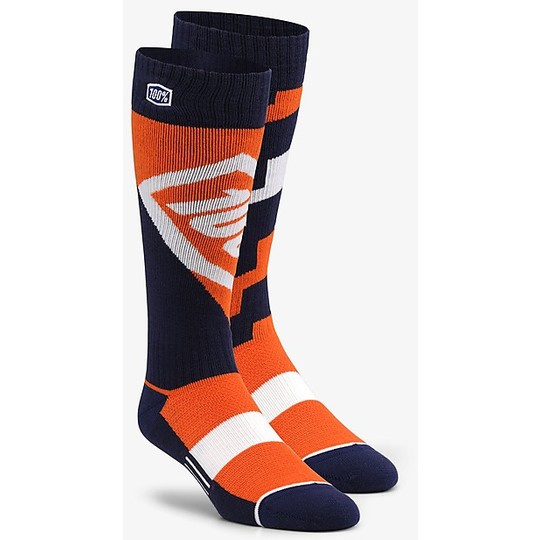 Cross Enduro 100% Torque Performance Orange Socks