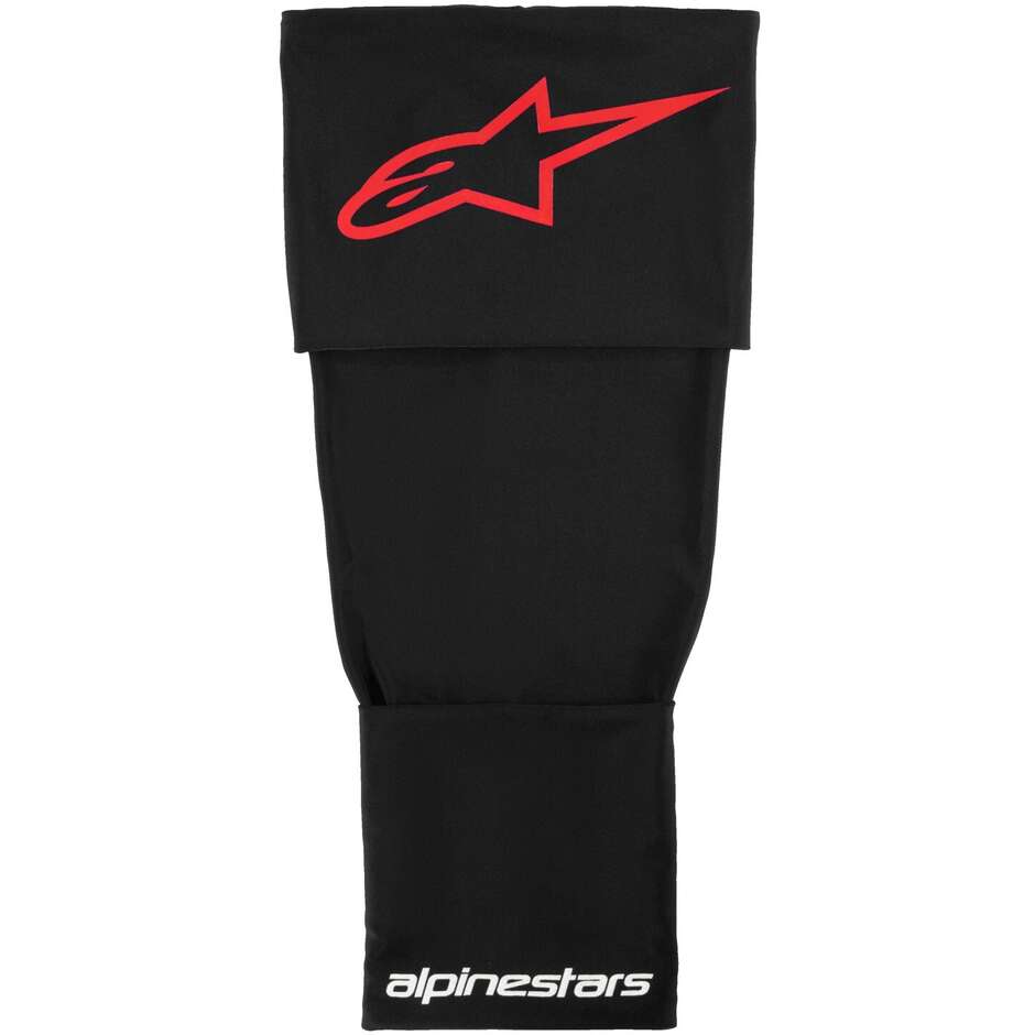 Cross Enduro Alpinestars RK-S KNEE BRACE SLEEVE Stoff-Knieschützer Schwarz Rot Weiß