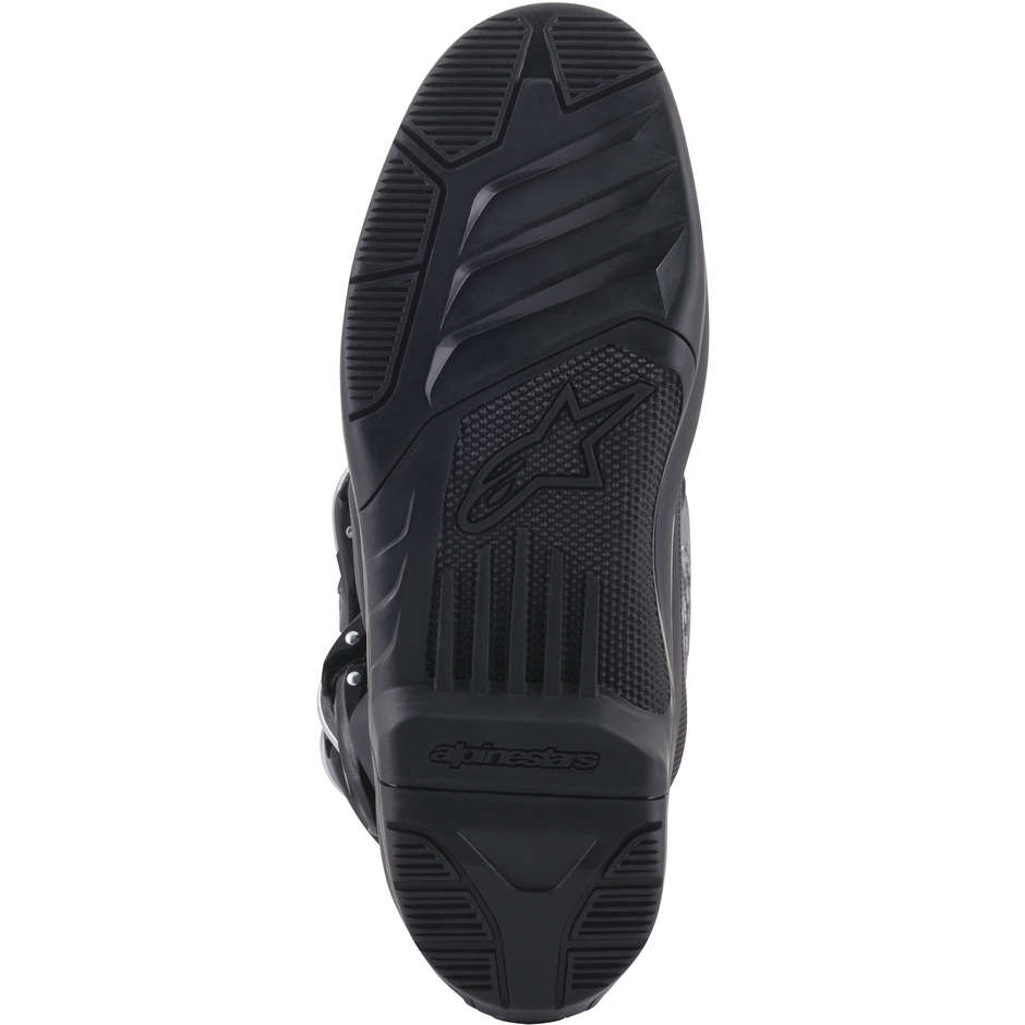 Cross Enduro Bottes Moto Alpinestars TECH 5 Noir Cool Gris Jaune Fluo