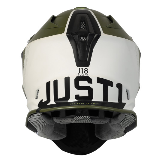 Cross Enduro - Casque de moto en fibre Just1 J18 PULSAR Army green