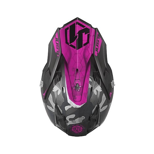 Cross Enduro Casque de moto Just1 J32 Pro SWAT Camo Pink Fluo