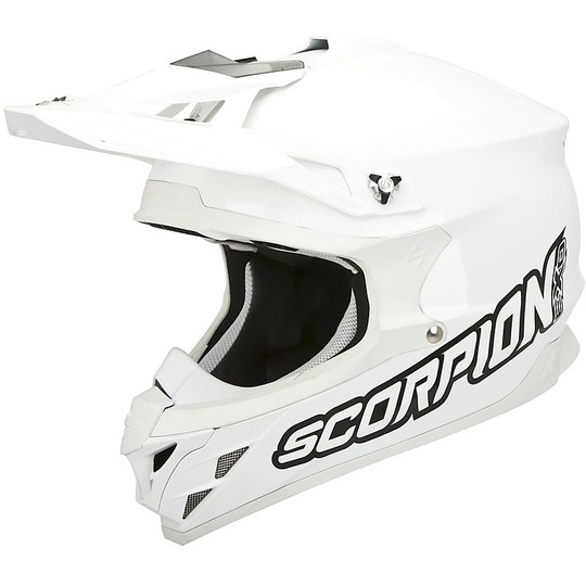 Cross Enduro Casque de moto Scorpion VX-15 EVO Air Solid White