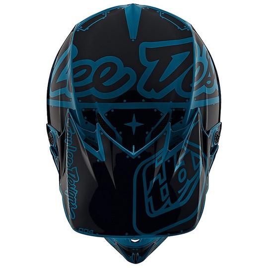 Cross Enduro Casque de moto Troy Lee Designs SE4 Polyacrylite FACTORY Ocean