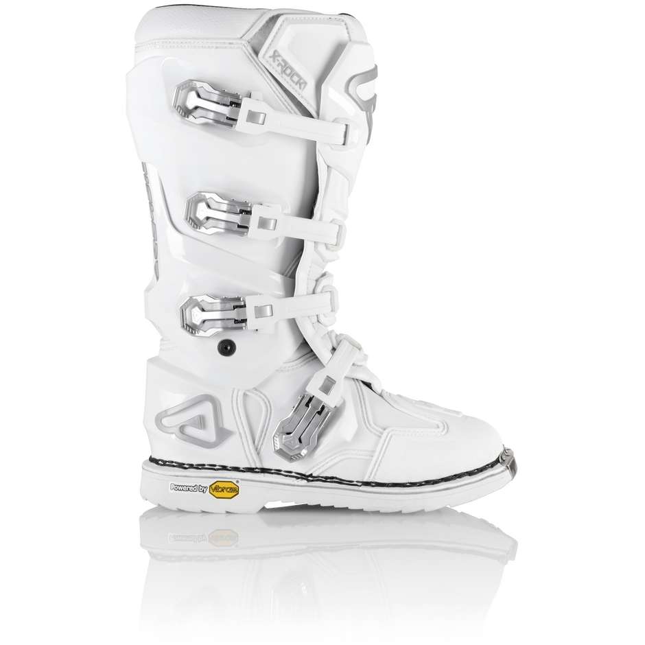 Cross Enduro CE Acerbis X-ROCK MM White Motorcycle Boots