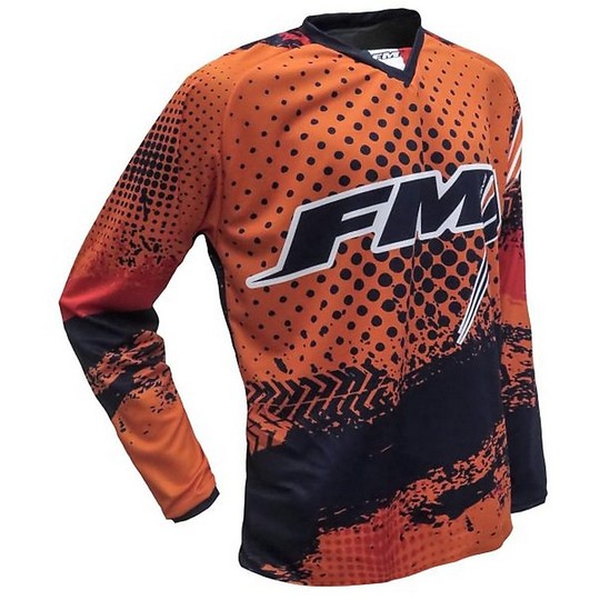 Cross Enduro Fm racing jersey X26 FORCE 009 Orange Navy