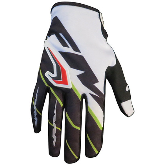 Cross Enduro gants de moto FM Racinf X23 Force Noir blanc