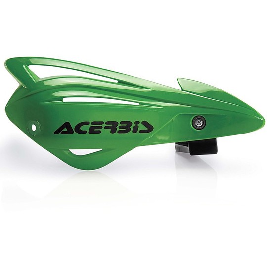 Cross Enduro Handguards Acerbis X-Open with Green Mounting Kit