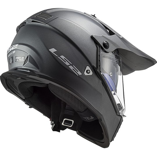 Cross Enduro Helmet Off Road Moto Ls2 MX436 PIONEER EVO Solid Titanium
